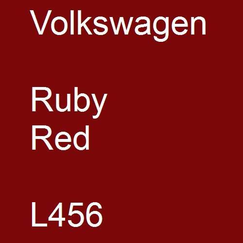 Volkswagen, Ruby Red, L456.